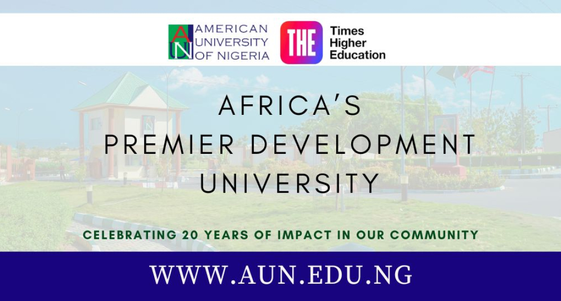 AUN PRESS RELEASE: American University of Nigeria Celebrates Debut in Times Higher Education World Universities Ranking